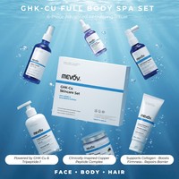 Rituel anti-âge GHK-Cu pour le visage, le corps et les cheveux, soin de la peau au peptide de cuivre, ensemble de soins du corps complet