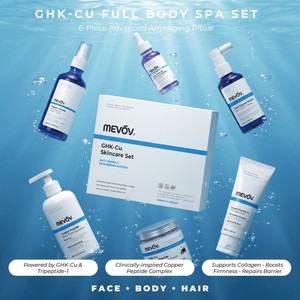 Rituel anti-âge GHK-Cu pour le visage, le corps et les cheveux, <span class=keywords><strong>soin</strong></span> de la peau au peptide de cuivre, ensemble de soins du corps complet - Product Image 3