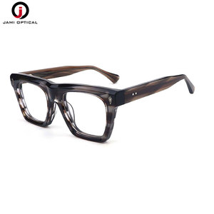 Kính mắt nam bán buôn, gọng kính vuông chất liệu acetate dày, chất lượng cao, bản lề linh hoạt - Product Image 6