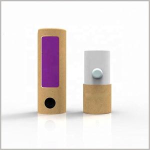Custom Printing Packaging Paper <b>Box</b> Round Paper Tube With Child Proof Resistant Button Paper Cartridge Tube - Product Image 1
