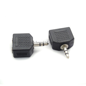 Convertisseur audio 3.5 mâle vers 3.5 <span class=keywords><strong>Double</strong></span> <span class=keywords><strong>prise</strong></span> femelle 3.5 <span class=keywords><strong>Double</strong></span> canal vers 2 trous <span class=keywords><strong>Jack</strong></span> 3.5 <span class=keywords><strong>Double</strong></span> piste vers <span class=keywords><strong>Double</strong></span> <span class=keywords><strong>prise</strong></span> casque - Product Image 2