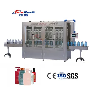 Automatic Shampoo Conditioner Viscous Liquid Shower Gel Hair Cream Lotion Bottle Filling Machine