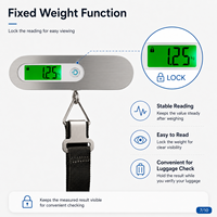 Balance électronique numérique portable de poche avec écran LCD, capacité 50 kg, pour bagages et valises, idéale pour l'aéroport - Offre Spéciale