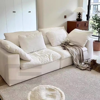 Modulares Schnitts ofa Wohnzimmer möbel Nordic Modern White Modular Schnitts ofa Sofa garnituren