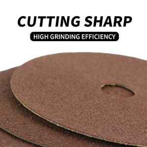 Fabriekshoge kwaliteit OEM 4 4,5 inch 100mm P24-120 aluminiumoxide siliciumcarbide vezelschijf medium hoge prestaties op maat gemaakt - Product Image 3