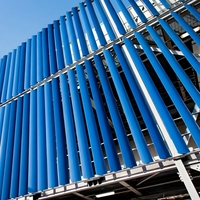 Volets en aluminium modernes à lamelles réglables pour la ventilation, légers, durables, écologiques, économiseurs d'énergie, OEM ODM