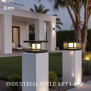 Lámpara de Exterior Impermeable de Estilo Chino para Patio y Columnas - Product Image 2