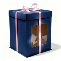Emballage pour desserts, impression de logo personnalisé, boîte à pâtisserie, boîte pliante en carton, boîte cadeau pour la Hanouka, boîte cadeau pour les fêtes, écologique, recyclable