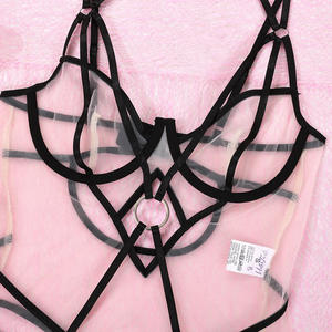 Lingerie seksi wanita, pakaian dalam erotis satu potong transparan <span class=keywords><strong>Nude</strong></span> Bikini pakaian dansa eksotis <span class=keywords><strong>Teddy</strong></span> - Product Image 6