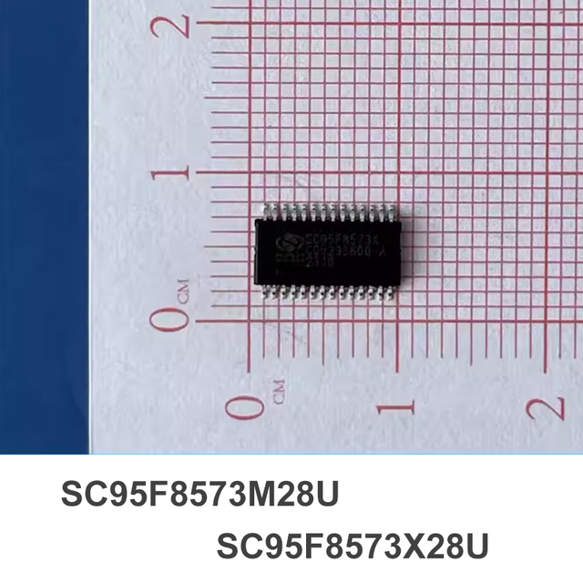 Stock Original SC95F8573X28U Microcontrollers IC Amplifiers SC95F8573M28U SOP28 Chips SC95F8571  8572 8573 Flash MCU 8BIT