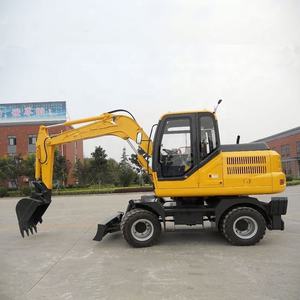 Machine d'excavatrice à roues chinoise XE150WD avec moteur Yanmar Garantie 1 an Les composants de base comprennent une voie en caoutchouc de pompe à vendre - Product Image 6