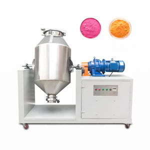 Mélangeur à double cône en acier inoxydable personnalisé avec moteur AC pour le mélange de produits chimiques et de poudres, économie d'énergie - Product Image 1