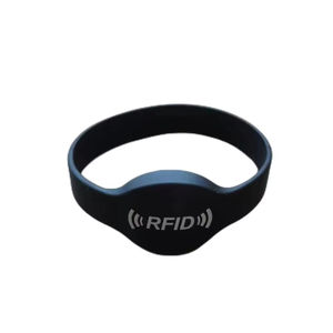 <span class=keywords><strong>Bracelet</strong></span> RFID en <span class=keywords><strong>silicone</strong></span> vierge pour carte de données, carte d'identité pour accès sans contact aux clubs de fitness - Product Image 4