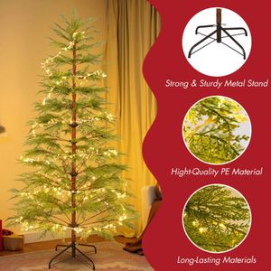 Árbol de Navidad Artificial de PVC, Mini, de Lujo, Denso, Preiluminado con LED, para Decoración de Interiores, Vestíbulos de Hotel, Premium - Product Image 2