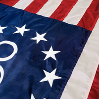 Drapeau Betsy Ross 3'x5' pour le 250e anniversaire, en nylon Oxford durable, imprimé numériquement, style suspendu, pour intérieur et extérieur