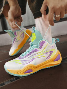 Zapatillas de Baloncesto para Hombre 2026, Parte Superior de Malla, Suela de Goma, Diseño de Caña Alta, Antideslizantes, para Adolescentes y Estudiantes - Product Image 4