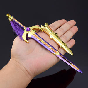 Modelo de adorno artesanal de Metal completo de 23cm-Kamen Rider Anime Merchandise Rising Dragon Titan Sword Sheath Cast Grabado para Navidad - Product Image 1