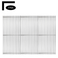 Grilles de cuisson en fil métallique pour barbecue, en acier inoxydable robuste, résistantes à la chaleur, pour barbecue au charbon de bois, au gaz et au four