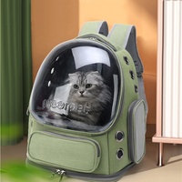 Sac à dos pour chat et animal de compagnie, OEM ODM, tendance, extensible, souple, transparent, respirant, portable, écologique, avec fermeture éclair, idéal pour l'extérieur