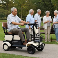 Mini Quadricycle Électrique HLD pour Personnes Âgées, Vélo Électrique à 4 Roues Personnalisé, Scooter Électrique Écologique et Abordable pour la Ville