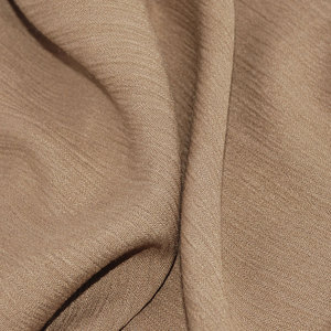 Fábrica chinesa Plain Textile mulheres vestido pano 40T Sólido Tingido 100% Twist Algodão Crepe Tecido - Product Image 4