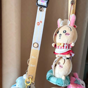 Индивидуальный полиэстеровый ита-лэндкард с принтом мультяшных персонажей, термотрансферная печать, персонализированный именной нашейный ремешок с крючком-защелкой - Product Image 6