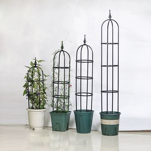 Ventes chaudes - Piquets de plantes en acier galvanisé réglables en forme de U - Support de fleurs en forme de U pour la décoration de jardin et l'utilisation en intérieur/extérieur - Product Image 4