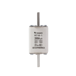 ฟิวส์ Tengen RT16-1 200A gG 500V 690V แรงดันสูง แบบเซรามิก ขาเสียบแบบเรเดียล - Product Image 4