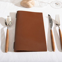 Offre Spéciale : Porte-menu A5 en Cuir PU avec Élastique – Classeur de Factures Vintage Élégant pour Cafés, Restaurants et Hôtels