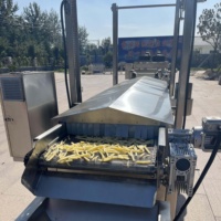 Friteuse industrielle automatique en acier inoxydable 304, électrique et à gaz, pour poulet, frites et snacks