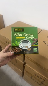 WinsTown Slim Green Coffee avec Ganoderma 180g 18 sachets Café instantané pour la perte de poids - Product Image 1