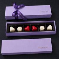 Scatole in Cartone Antigrasso di Lusso Personalizzate con Lamina d'Oro per Confezionamento di Cioccolato e Macaron a Prezzo di Fabbrica