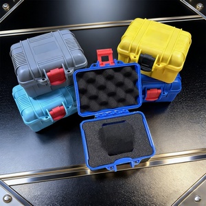 Men's Watch Plastic Watch <b>Box</b> Luggage Toolbox Watch <b>Box</b> Premium <b>Black</b> - Product Image 1