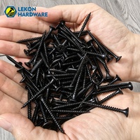 Vis à cloison sèche en gypse phosphate noir LEKON, 1 1/4 pouce, filetage fin, vis autotaraudeuses pour gypse, fournisseur en Chine