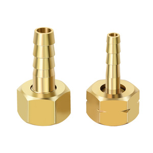 Oxygen Meter Outlet Connector 8mm Nut Type Gas Pipe Connector For Cutting Torch Gun Accessories - Product Image 1