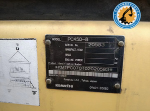 Excavadora de cadenas Komatsu PC450-8 usada de alta estabilidad, adecuada para condiciones de sitio hostiles - Product Image 6