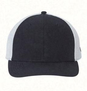 Casquette de camionneur en suède à 5 panneaux avec logo brodé personnalisé et méthode d'impression en relief pour jeunes - Product Image 3