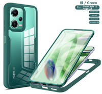 360 degrés étui complet coque de téléphone pour Xiaomi MI 13 Lite 13 13 Pro POCO F5 F5 Pro clair TPU + acrylique + écran avant pour animaux de compagnie