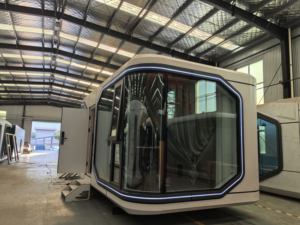 2026 Yeni Su Geçirmez Prefabrik Ev Tiny House Kabin Genişletilebilir Konteyner Karavan Çadır Kamp Çadırı Kapsül Otel Pod - Product Image 2