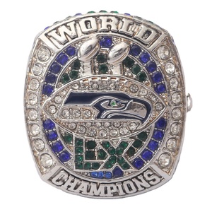 Custom Rhinestone 2026 Seattle Seahawks LX Championship <strong>Ring</strong> Bling <strong>Crystal</strong> Men's Fan Gift - Product Image 1