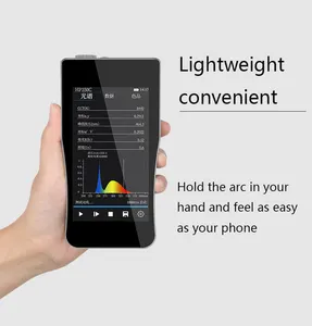 Spectromètre à main HP350S Compteur de lumière du spectre de santé rythmique Compteur d'éclairement spectral