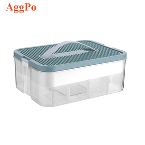 Organisateur de stockage en plastique pour blocs de construction <span class=keywords><strong>avec</strong></span> couvercles, conteneur organisateur empilable <span class=keywords><strong>coffre</strong></span> à jouets <span class=keywords><strong>avec</strong></span> compartiments - Product Image 1