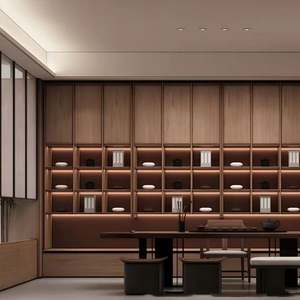 New Chinese Style Furniture Complete Set Customized Restaurant <b>Cabinet</b> Dining Table Bookshelf <b>Bed</b> Customization Manufacturer - Product Image 4