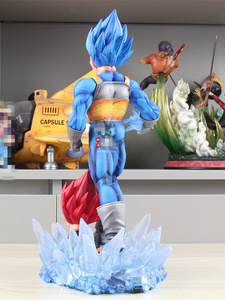 Figurine <span class=keywords><strong>Vegeta</strong></span> Super Saiyan Lumineuse de 33 cm, Série JT, Dragon Ball Z, Modèle <span class=keywords><strong>Manga</strong></span>, Statue PVC, Figurine Anime, Jouet, Cadeau - Product Image 4