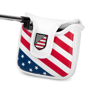 USA Mallet Putter Cover Headcover Magnetic <b>Golf</b> Head Covers Headcovers <b>Golf</b> Club Protective Equipment Cover - Product Image 4