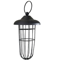 Mangeoire à oiseaux d'extérieur avec support de cage en métal tige de support Installation facile Mangeoire à oiseaux pour l'extérieur
