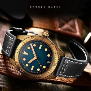 นาฬิกาผู้ชายทำจากทองสัมฤทธิ์กันน้ำได้, ผลิตตามแบบได้จากโรงงานสามารถปรับแต่งได้5ATM กันน้ำได้ C3ส่องสว่างสุดหรู - Product Image 2