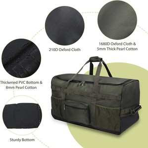 Free sample Customize <b>Travel</b> Trolley Duffle <b>Bag</b> Voyage Duffel <b>Wheeled</b> Hockey <b>Bag</b> extra Large Trolley Ice Hockey <b>Travel</b> <b>Bag</b> - Product Image 6