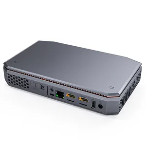 T12 AMD A4-7210 Pro Intel智能电视盒官方Win 10 Pro Mini PC Intel Atom 4GB/64GB带VESA安装便携式MINI PC