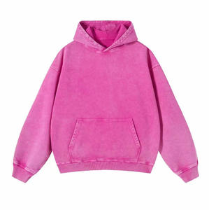 कस्टम हैवीवेट 420 जीज्म ओवरसाइज हूडेड पल्लोवर विंटेज परेशान एसिड वॉश क्रेवगर्दन टेरी कपड़े 100% कपास गंध की आपूर्ति - Product Image 2